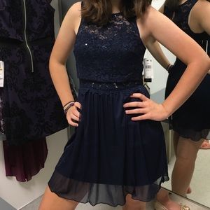 Navy Cocktail Dress